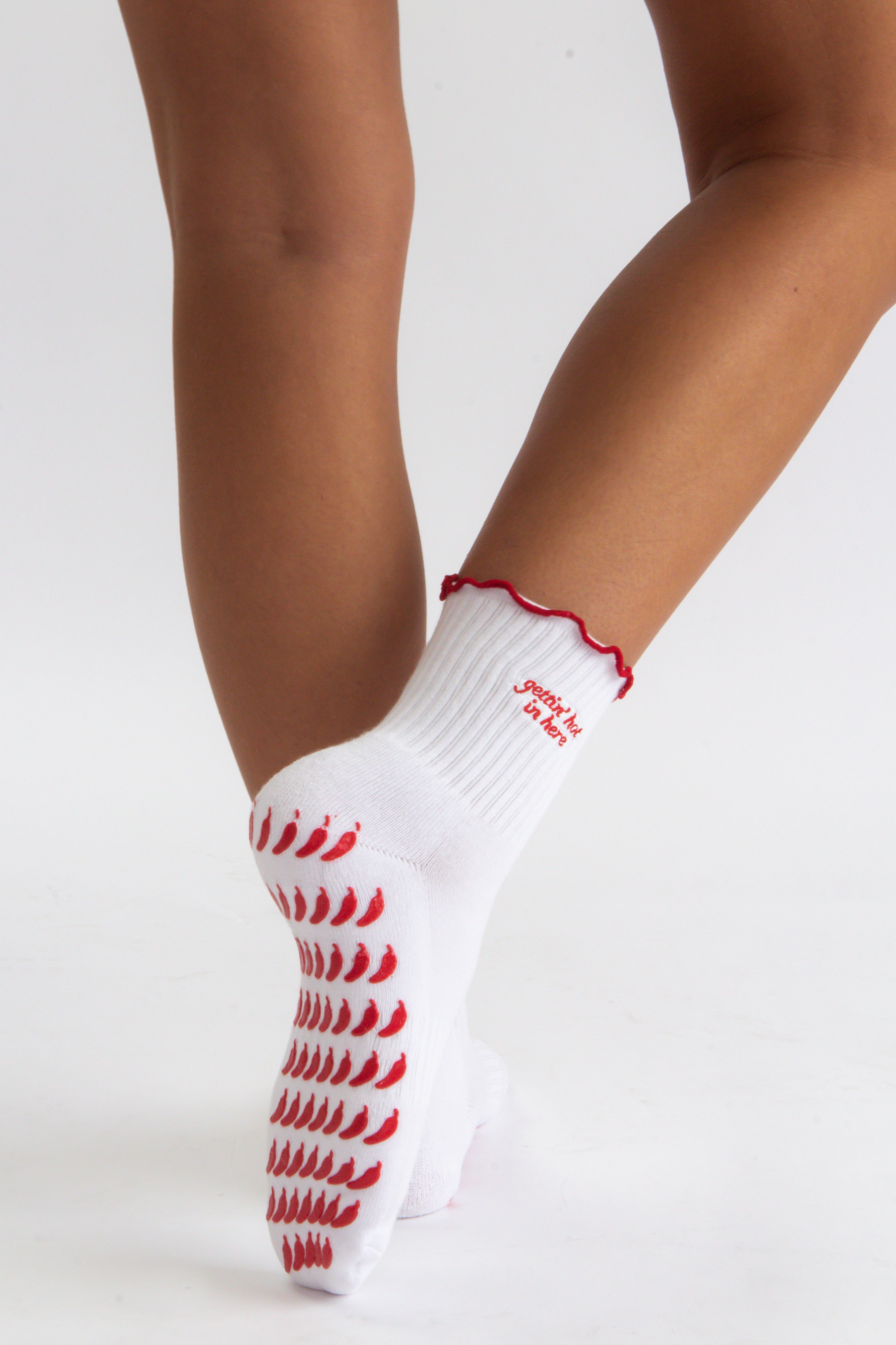 PREORDER: Gettin' Hot In Here Grip Socks