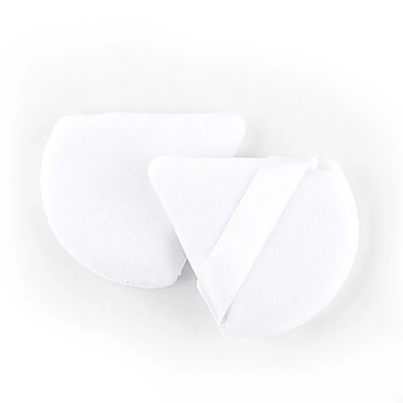 Reusable Triangle Velvet Powder Puffs | Soft Face Makeup Sponges